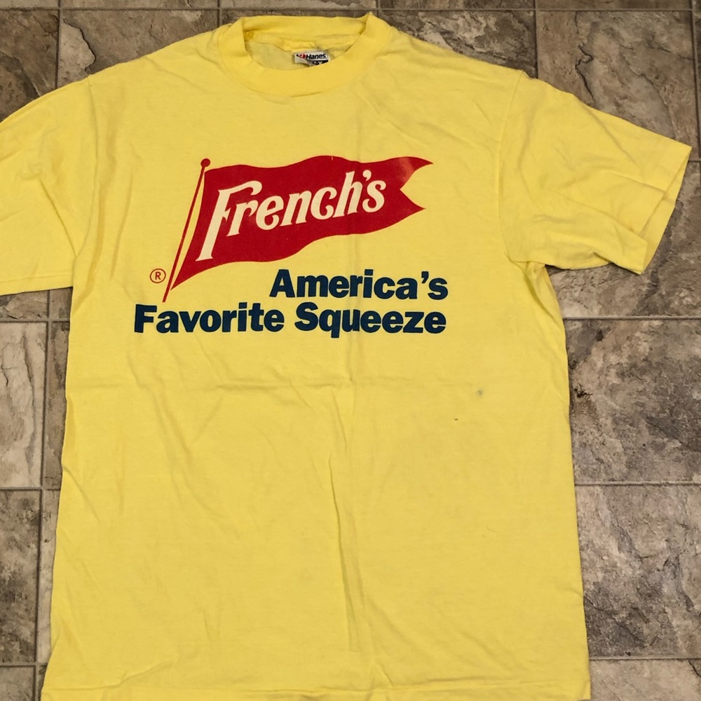 French’s Yellow Mustard Vintage Tee. Rare. S / M